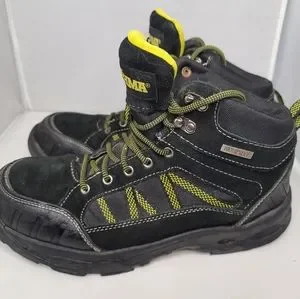 Brahma mens waterproof steel toe hiking boots ASTMF2413-18 Size 8.5 Black Suede Steel Toe Work Boots Brahma Black ASTM F2413-18 3M  main image 3